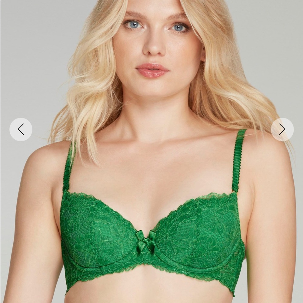 NWT agent provocateur Rosele emerald bra 34B,C,D